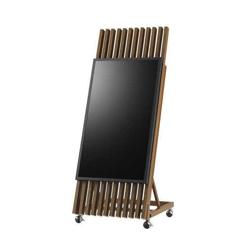 AVAWOOD サイネージスタンド（ダークブラウン）