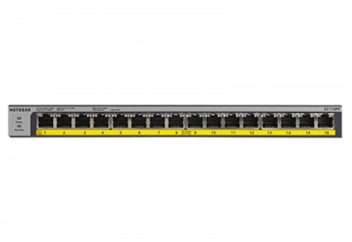 GS116PP ｷﾞｶﾞ16P PoE+ 183W ｱﾝﾏﾈｰｼﾞｽｲｯﾁ