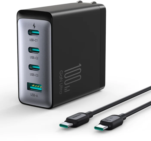 100W GaN 3C1A 急速充電器