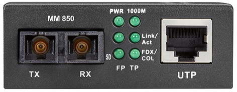 ﾒﾃﾞｨｺﾝ 10/100/1000 ETH MM 850NM 500M SC