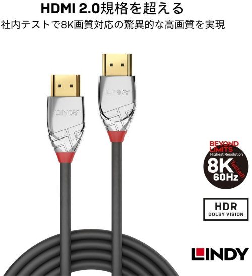 37874 5.0m CROMOLINE HDMI2.0ｹｰﾌﾞﾙ